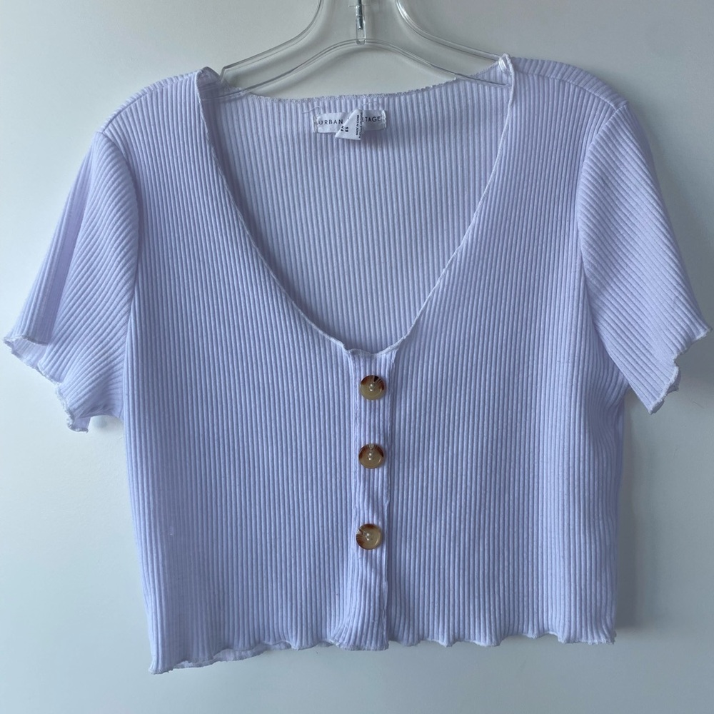 White Crop Top